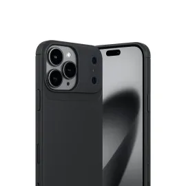 Newface Apple Iphone 17 Pro Max Auto Focus Karbon Kapak - Siyah