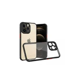 Newface Iphone 13 Pro Kılıf Miami Şeffaf Silikon - Siyah