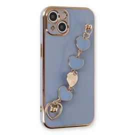 Newface Iphone 14 Plus Kılıf Esila Silikon - Gri