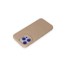Newface Iphone 15 Pro Max Kılıf Nano Içi Kadife Silikon - Pudra