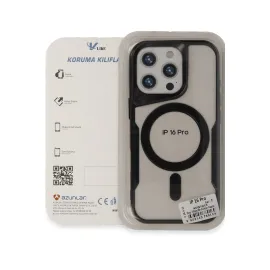 Newface Iphone 16 Pro Max Kılıf Boyi Magsafe Silikon Kapak - Kahverengi