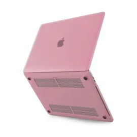 Newface Macbook Pro 13 2021 Macbook Buzlu Kapak - Pembe