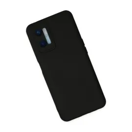 Newface Oppo A96 Kılıf Nano Içi Kadife Silikon - Siyah