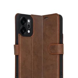 Newface Oppo Reno 14 Trend S Plus Kapaklı Kılıf - Taba