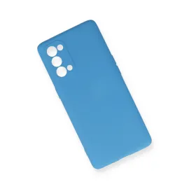 Newface Oppo Reno 5 Pro Kılıf Nano Içi Kadife Silikon - Mavi