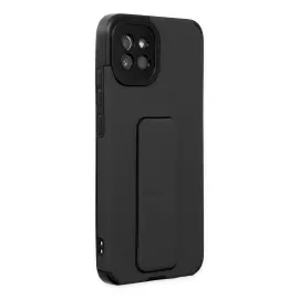 Newface Samsung Galaxy A03 Kılıf Mega Standlı Silikon - Siyah