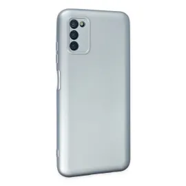 Newface Samsung Galaxy A03S Kılıf Nano Içi Kadife Silikon - Sky Blue