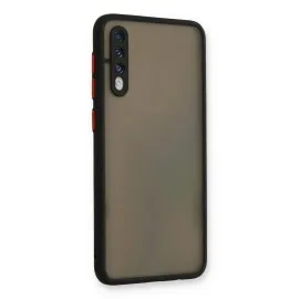 Newface Samsung Galaxy A30S Kılıf Montreal Silikon Kapak - Siyah
