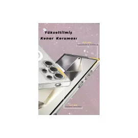 Newface Samsung Galaxy S23 Fe Kılıf Glow Magsafe Kapak - Şeffaf