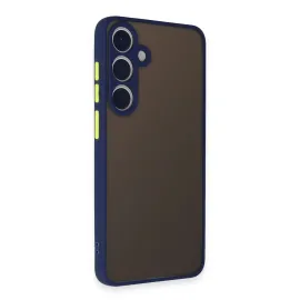 Newface Samsung Galaxy S24 Kılıf Montreal Silikon Kapak - Lacivert