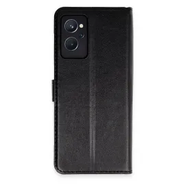 Newface Realme 9I Trend S Plus Kapaklı Kılıf - Siyah