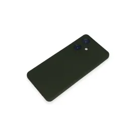 Newface Vivo Y27 Kılıf Nano Içi Kadife Silikon - Koyu Yeşil