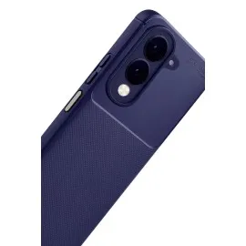 Newface Vivo Y29S Auto Focus Karbon Kapak - Lacivert
