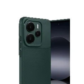 Newface Xiaomi Note 14 5G Auto Focus Karbon Kapak - Koyu Yeşil