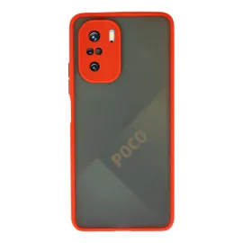 Newface Xiaomi Poco F3 Kılıf Montreal Silikon Kapak - Kırmızı