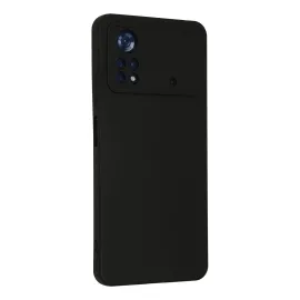 Newface Xiaomi Poco X4 Pro 5G Kılıf Nano Içi Kadife Silikon - Siyah