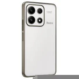 Newface Xiaomi Poco X6 Pro Kılıf Razer Lensli Silikon - Gold