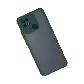 Newface Xiaomi Redmi 10C Kılıf Montreal Silikon Kapak - Yeşil