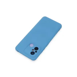 Newface Xiaomi Redmi 12C Kılıf Nano Içi Kadife Silikon - Mavi