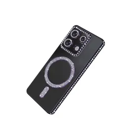 Newface Xiaomi Redmi 13C Joke Simli Magneticsafe Kılıf - Derin Mor