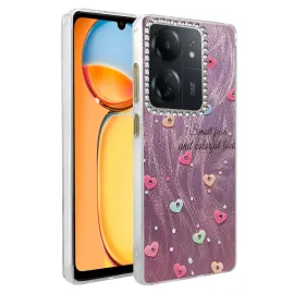 Newface Xiaomi Redmi 13C Kılıf Blade Aynalı Desenli Kapak - Desen 8