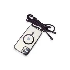 Newface Iphone 11 Kılıf Divo Lazer Askılı Magsafe Kapak - Derin Mor
