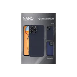 Newface Iphone 11 Pro Max Kılıf Nano Içi Kadife Silikon - Mavi