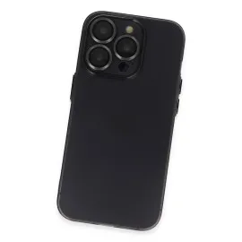 Newface Iphone 13 Pro Kılıf Luko Lens Silikon - Siyah