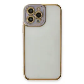 Newface Iphone 13 Pro Max Kılıf Liva Lens Silikon - Lila