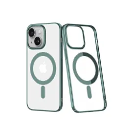 Newface Iphone 14 Plus Kılıf Element Magneticsafe Sert Kapak - Köknar Yeşili