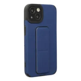 Newface Iphone 14 Plus Kılıf Mega Standlı Silikon - Mavi