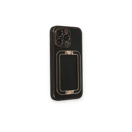 Newface Iphone 14 Pro Kılıf Coco Elit Kapak - Siyah