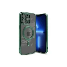 Newface Iphone 15 Pro Kılıf Kross Magneticsafe Kapak - Koyu Yeşil