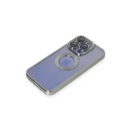 Newface Iphone 15 Pro Kılıf Slot Silikon - Gümüş