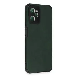 Newface Realme C35 Kılıf Loop Deri Silikon - Yeşil