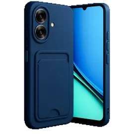 Newface Realme Note 60 Kelvin Kartvizitli Silikon - Lacivert