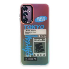 Newface Samsung Galaxy A14 4G Kılıf Estoril Desenli Kapak - Estoril - 1