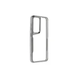 Newface Samsung Galaxy A55 5G Kılıf Boyi Silikon Kapak - Gümüş