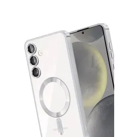 Newface Samsung Galaxy A55 5G Kross Magneticsafe Kapak - Gümüş