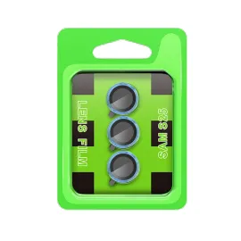 Newface Samsung Galaxy S25 Plus Raze Metal Kamera Lens - Mavi