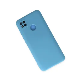 Newface Xiaomi Redmi 9C Kılıf Nano Içi Kadife Silikon - Mavi