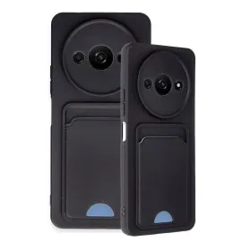 Newface Xiaomi Redmi A3 4G Kılıf Kelvin Kartvizitli Silikon - Siyah