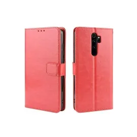 Newface Xiaomi Redmi Note 8 Pro Kılıf Trend S Plus Kapaklı Kılıf - Kırmızı