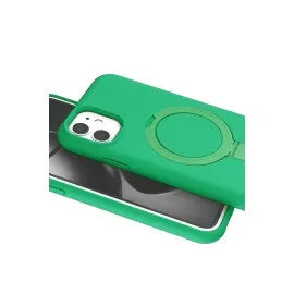 Newface Apple Iphone 11 Regal Magsafe Standlı Kapak - Yeşil