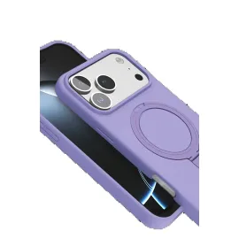 Newface Apple Iphone 17 Pro Max Regal Magsafe Standlı Kapak - Lila