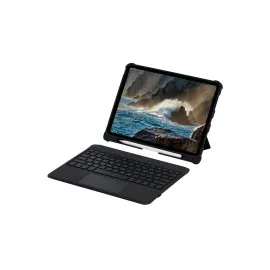 Newface T5206D Ipad 10.2 (7.nesil) Kılıf İnter Ledli Klavyeli Tablet Kılıfı - Siyah