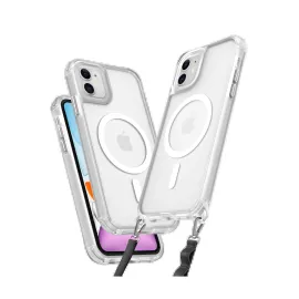 Newface Iphone 12 Kılıf Enka Magsafe Silikon Kılıf - Şeffaf