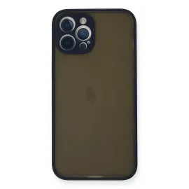 Newface Iphone 12 Pro Kılıf Montreal Silikon Kapak - Lacivert