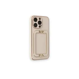 Newface Iphone 14 Pro Max Kılıf Coco Elit Kapak - Gold