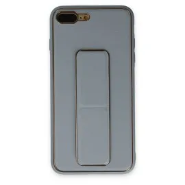 Newface Iphone 7 Plus Kılıf Coco Deri Standlı Kapak - Sky Blue